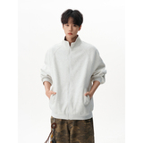 A410-WT93330-P85限价129-美式复古立领卫衣-华棉复合仿棉420G，男装卫衣，电商A410