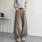 K6323 P55限价89 流行水洗复古牛仔裤 A410 牛仔面料 280g左右