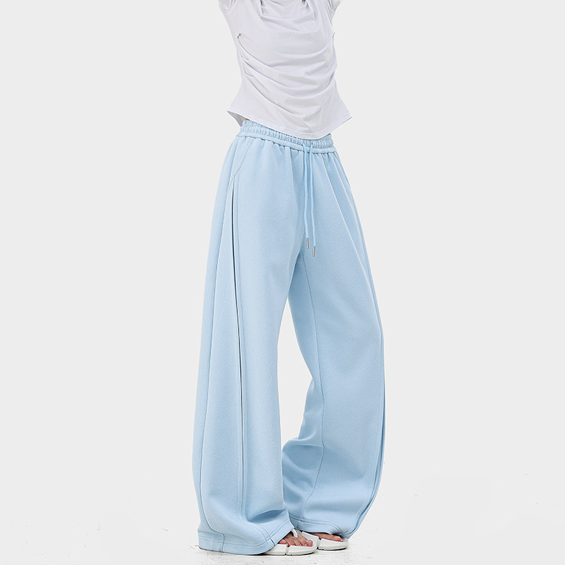 A410-K65003-P55限价99成分：65%棉35%聚酯纤维-320g磨毛卫裤面料，男装休闲裤，电商A410