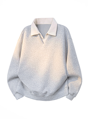 A410-WT34719-特批55 限价109-美式复古假两件卫衣-400G   华棉