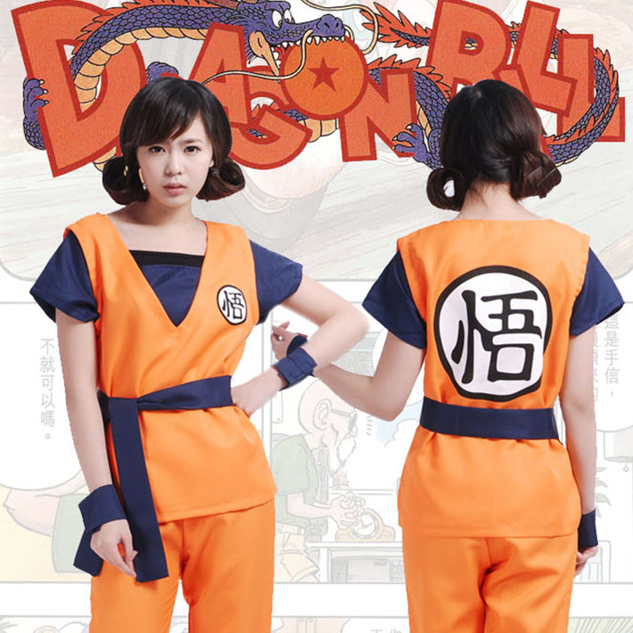 七龙珠孙悟空动漫服装赛亚人cosplay衣服男女成人cos衣服儿童龟派图片