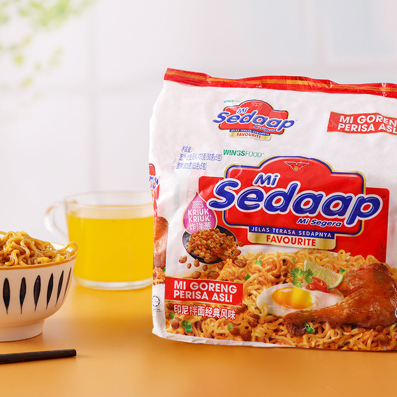 印尼进口喜达经典风味劲辣炸鸡风味方便面速食干拌面捞面430g夜宵