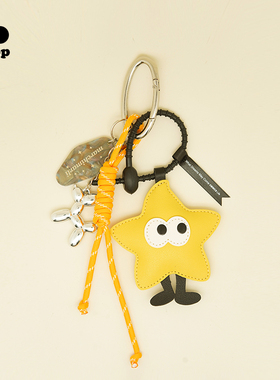 marchimarli原创小众个性miu系组合皮质编织绳圣诞包包挂件钥匙扣