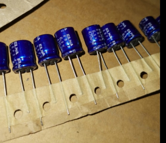 100只=45元 6.3V470UF/6.3V ELNA 伊娜 RBP2蓝袍 BP无极电解电容