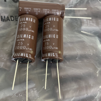 25V1000UF 伊娜ELNA棕神SILMIC 电解电容16*35泰国