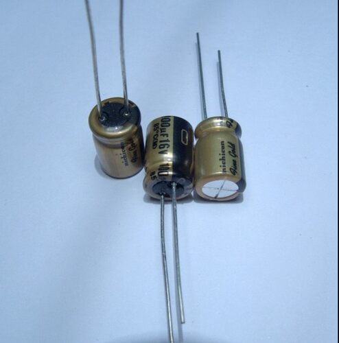 100只=65元尼吉康 电解电容器16V100UF/16v 铜脚 （fine gold）FG