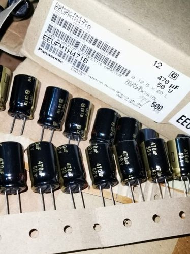 50只=80元  松下FM发烧音频电解电容器 50V470UF/ 12*20 FC升级版