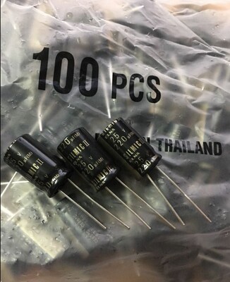 100只=250元 220UF 25V ELNA 伊娜 电解电容器  SILMIC II 棕神