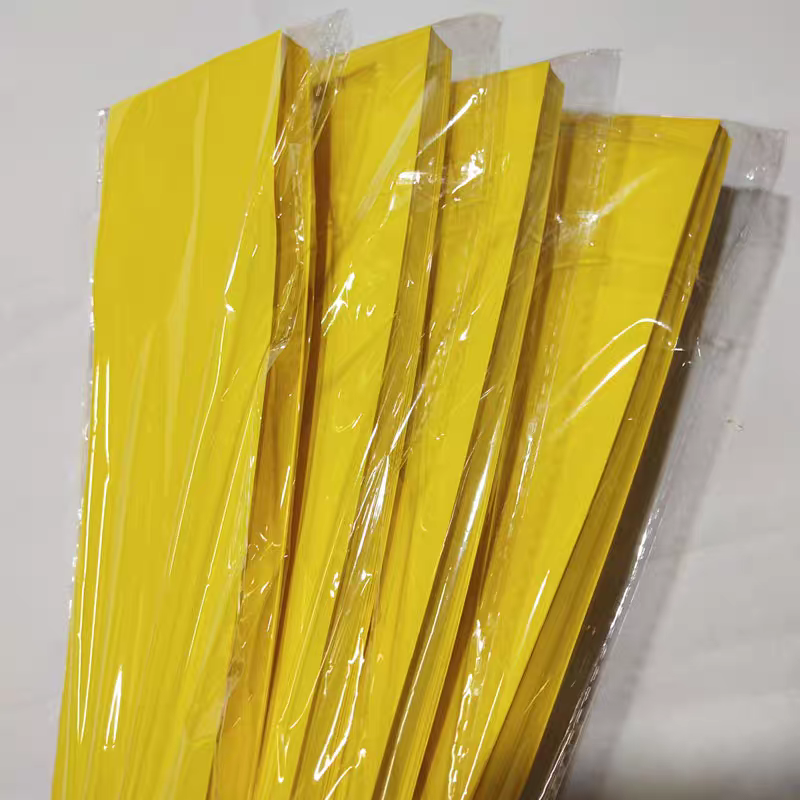 500张黄表文红纸红色黄色黄纸空白纸手工折纸 空白纸张长条文疏纸