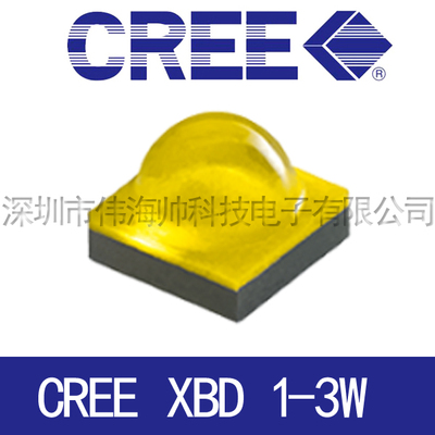 代理CREE科锐 XBDAWT-00-0000-000000F651-3W 3V 高亮贴片LED灯珠