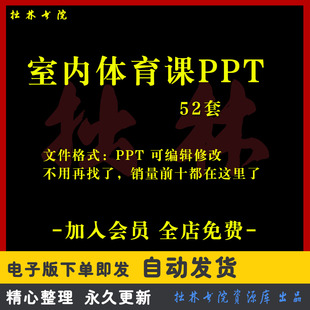 A187中小学体育室内课ppt成品运动与健康安全知识教案教材课件