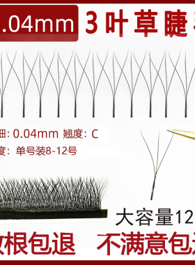 科妮日式开花y型种植假睫毛