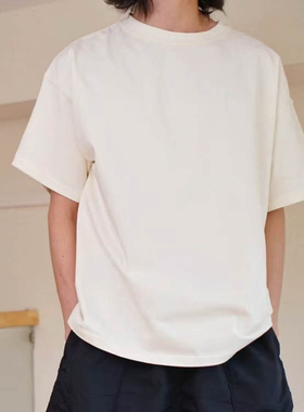OVERSIZE版型高克重宽松落肩短袖T恤