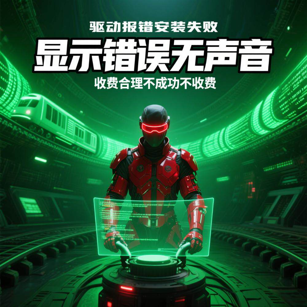声卡显卡驱动报错驱动安装升级失败快速处理收费合理失败退款