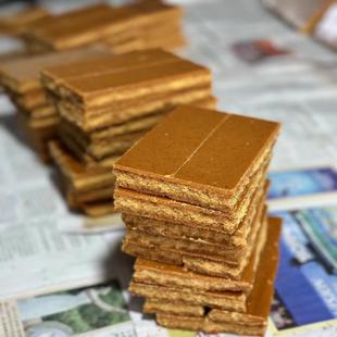 甘蔗熬制土法手工红糖 湖南湘西麻阳黄片糖黑糖老红糖