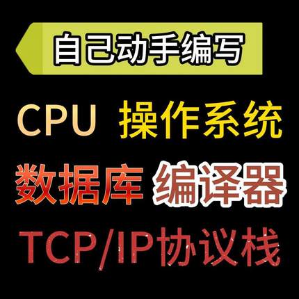 自己动手编写CPU,操作系统,算法,数据库,网络协议栈,编译器