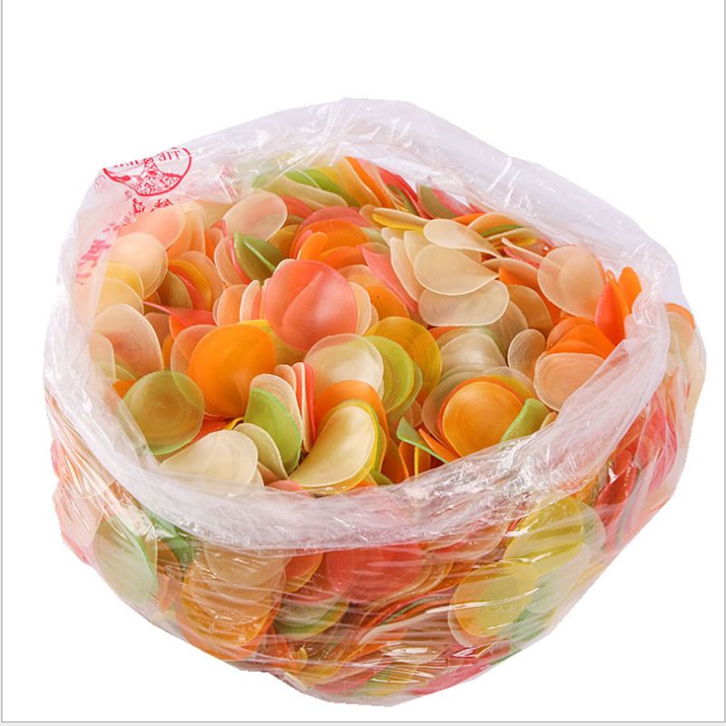 虾片自己炸龙虾片彩色散装怀旧网虾片/虾条