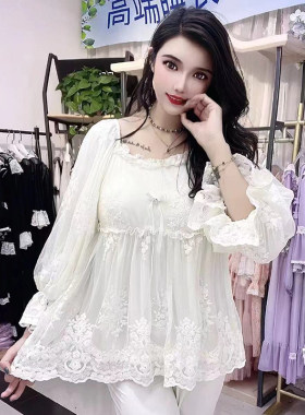 莱雯尼女莫代尔网纱提花