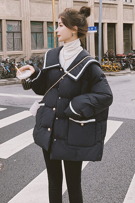 海军领短款小服8082P155控价238,女装棉衣/棉服,浙宝265