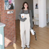 大货白色灯芯绒连体裤8556-P115-控178，女装连体裤，浙宝265