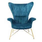 意式 轻奢老虎椅设计师复古皮艺休闲椅洽谈椅客厅单人椅懒人沙发椅