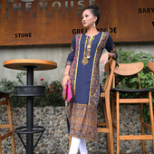 印度服饰中长款 春夏民族风衣纯棉印花女上衣三色可选 长袖