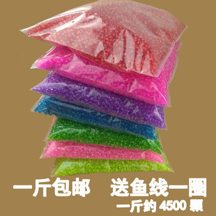 6MM/DIY手工串珠材料亚克力珠车轮扁珠透明珠珠子按斤