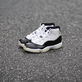 耐克Air 378038 Jordan Concord Nike 大童黑白篮球鞋 AJ11 100