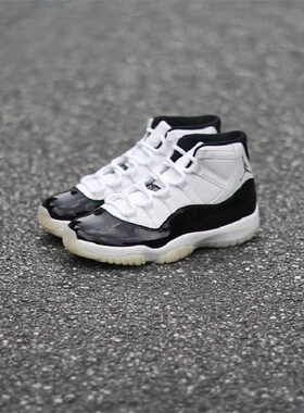 Nike/耐克Air Jordan 11 Concord AJ11 大童黑白篮球鞋378038-100
