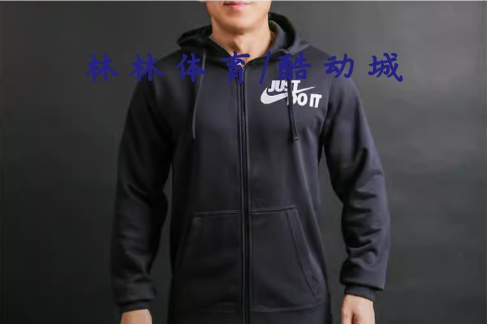 NIKE耐克 男子春秋毛圈运动服连帽夹克外套 AJ2332-071-010