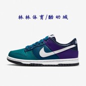 休闲 Dunk 女子 运动 Low DH9765 板鞋 Nike 紫绿色 低帮 300