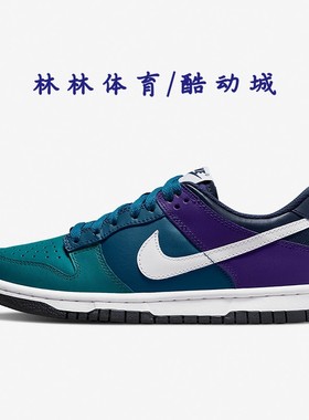 Nike Dunk Low GS 紫绿色 女子 低帮 休闲 运动 板鞋 DH9765-300