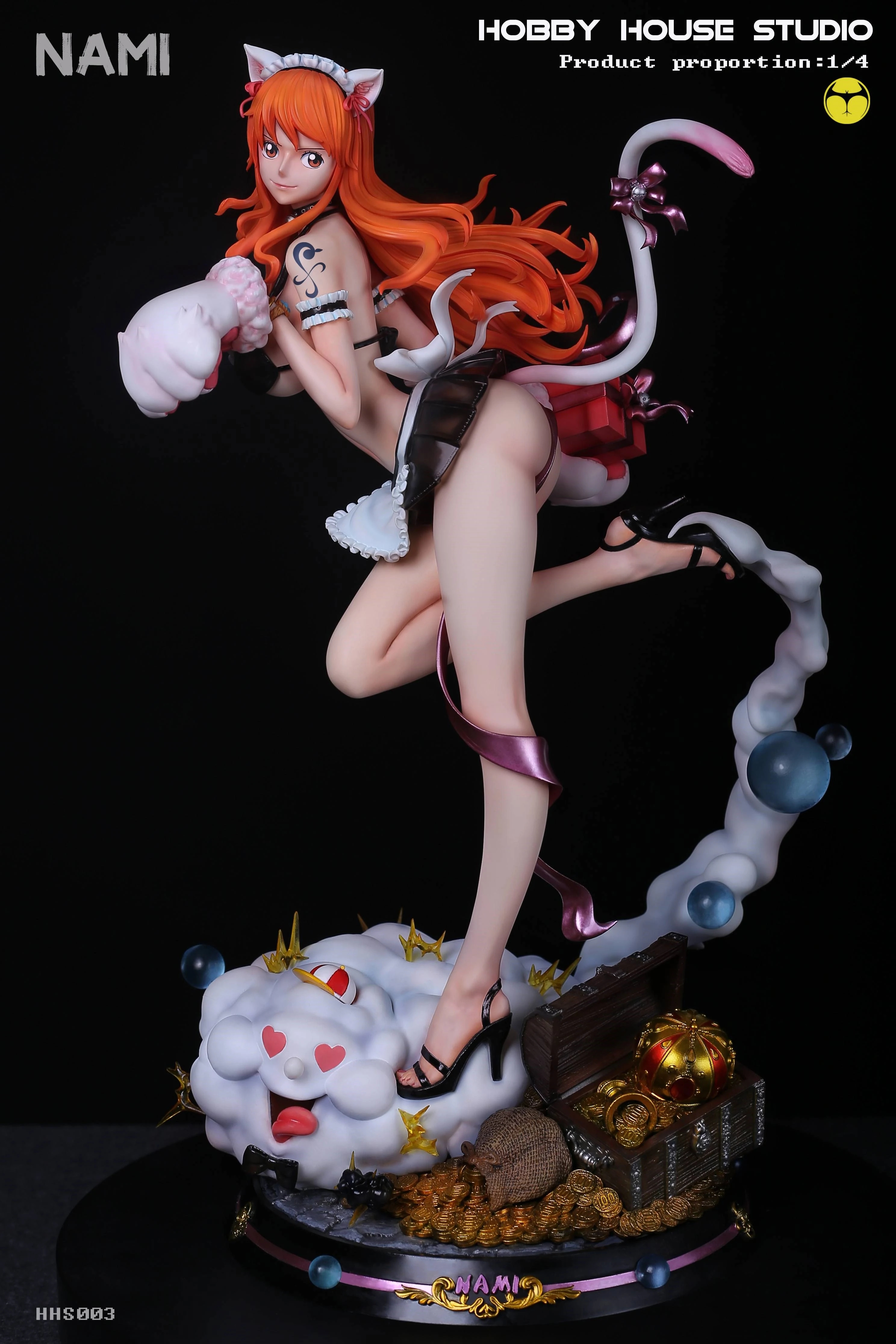 现货 HobbyHouse同款 海贼王《小贼猫娜美》1/4 树脂雕像模型手办