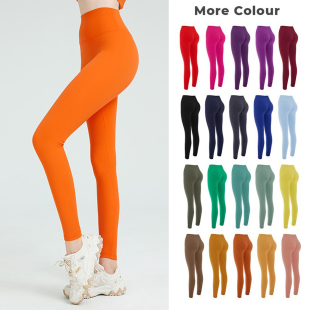 秋冬跑步长裤高腰瑜珈裤外穿健身房长裤马拉松专业跑步长裤压缩裤