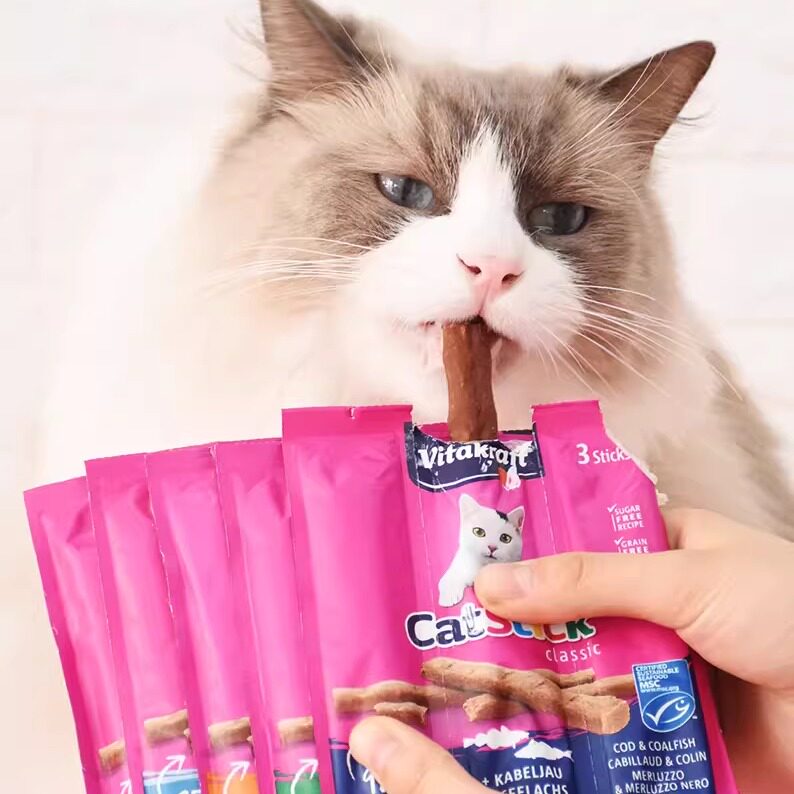 腐败猫-Vitakraft卫塔卡夫猫条/猫肉条 猫零食 猫咪奖励零食18g