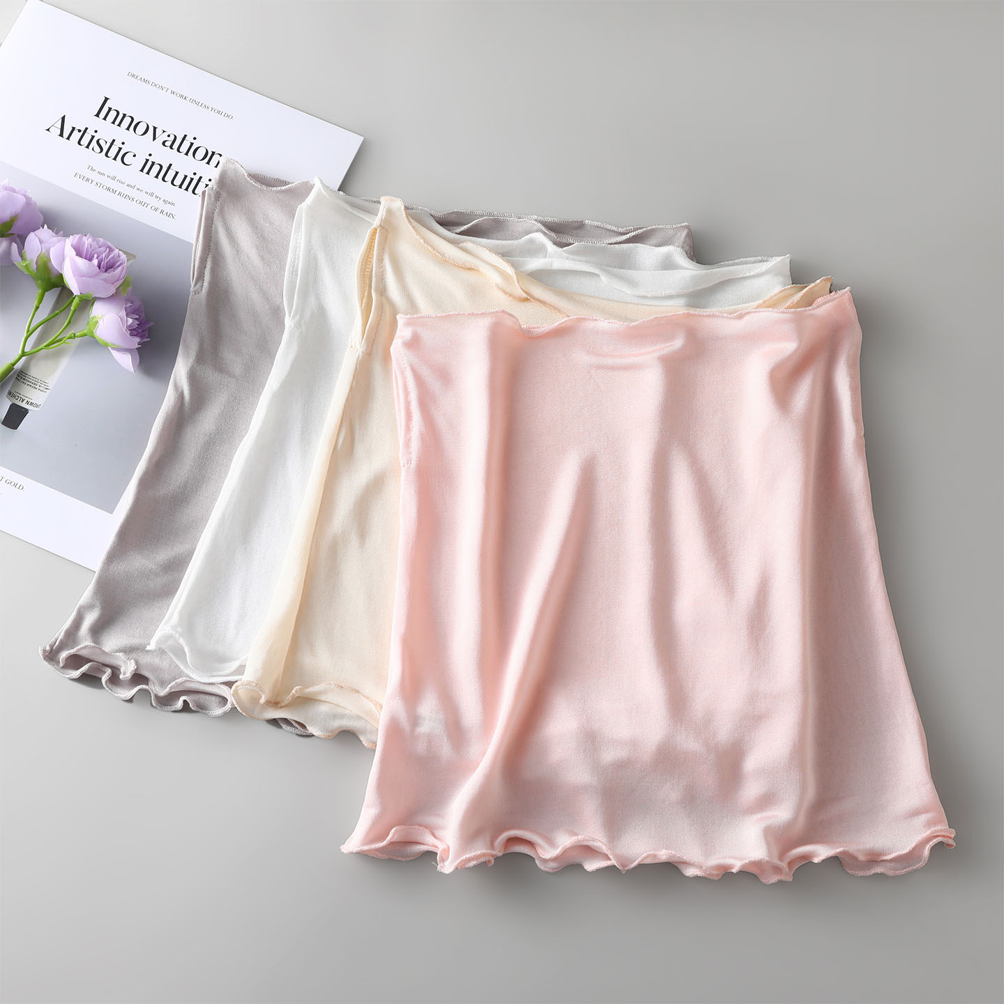 100%桑蚕丝挂耳防晒护脸面罩 针织真丝舒适亲肤防风防尘遮脸面纱