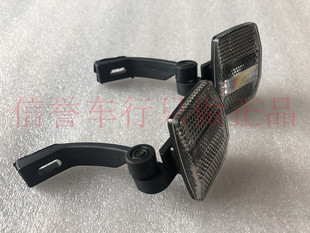 捷安特前叉反光片折叠自行车安全警示P8前反灯前反光板 前叉专用