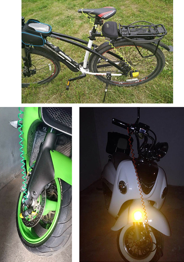 山地公路自行车碟刹锁摩托车锁碟盘锁电动车锁防盗锁山地车锁盘锁