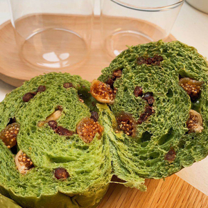 轻食抹茶无花果蜜豆欧包手工木糖醇无添加油无蔗糖精代餐健身面包