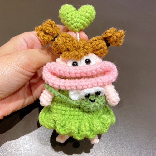 香肠嘴钥匙包丑萌可爱