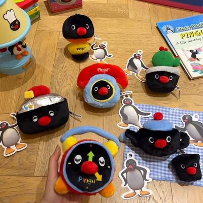 正品X11马克图布Pingu家居日记系列毛绒盲盒周边摆件玩具生日礼物