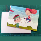 定制广告活动团建游戏 4块 定做 广告促销 照片单拼图 个性 6块