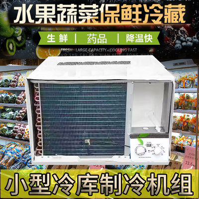 简易小冷藏库全套设备冷库窗机空调一体冷库制冷机组保鲜机组风机