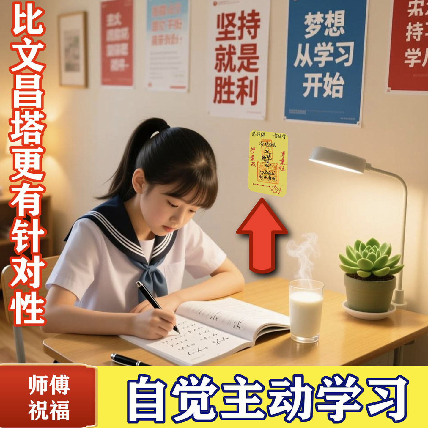 2026年考试考研考编魁星文昌金榜题名考学上岸好运手机贴平安护身,家居饰品,国学摆件,淘宝优惠券,粉丝福利购,淘宝优惠卷