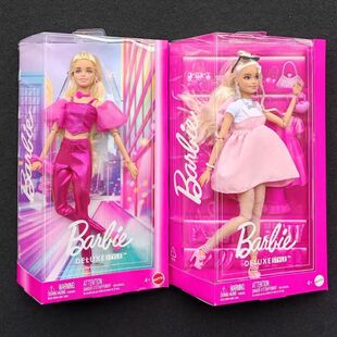 Barbie芭比娃娃关节可动时尚甜心魅姿女孩过家家儿童玩具HYV27