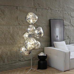 英国TOM DIXON熔岩灯轻奢设计师客厅沙发旁酒店别墅大堂落地灯