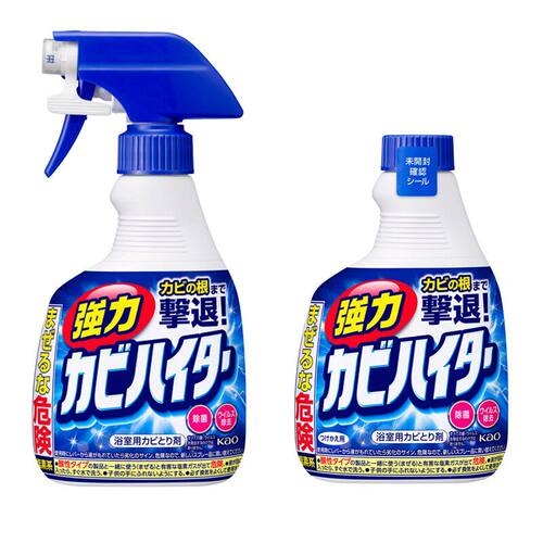 日本花王浴室墙面瓷砖强力清洁剂喷雾泡沫型去污渍除霉增白400ml