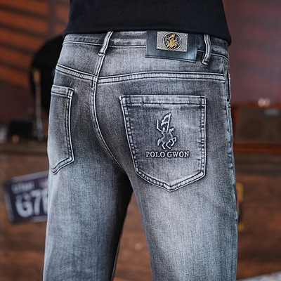 fromwrting 正品保罗简约高端牛仔裤男2025潮流休闲男装弹力修身