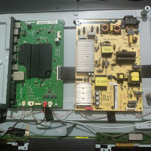 TCL 55P3F主板40-M838P1-MAC2HG屏LVF550ND1L CJ9电源L141H4屏线