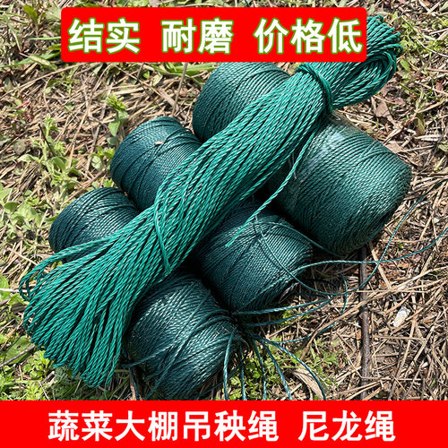 聚乙烯尼龙线渔网拉绳大棚绳